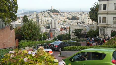 overlooking lombard street san francisco