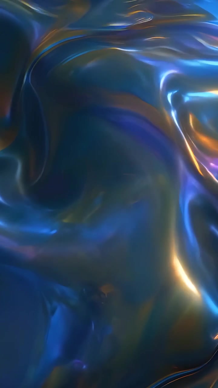 Sfondo di Onde Metalliche Astratte 4K