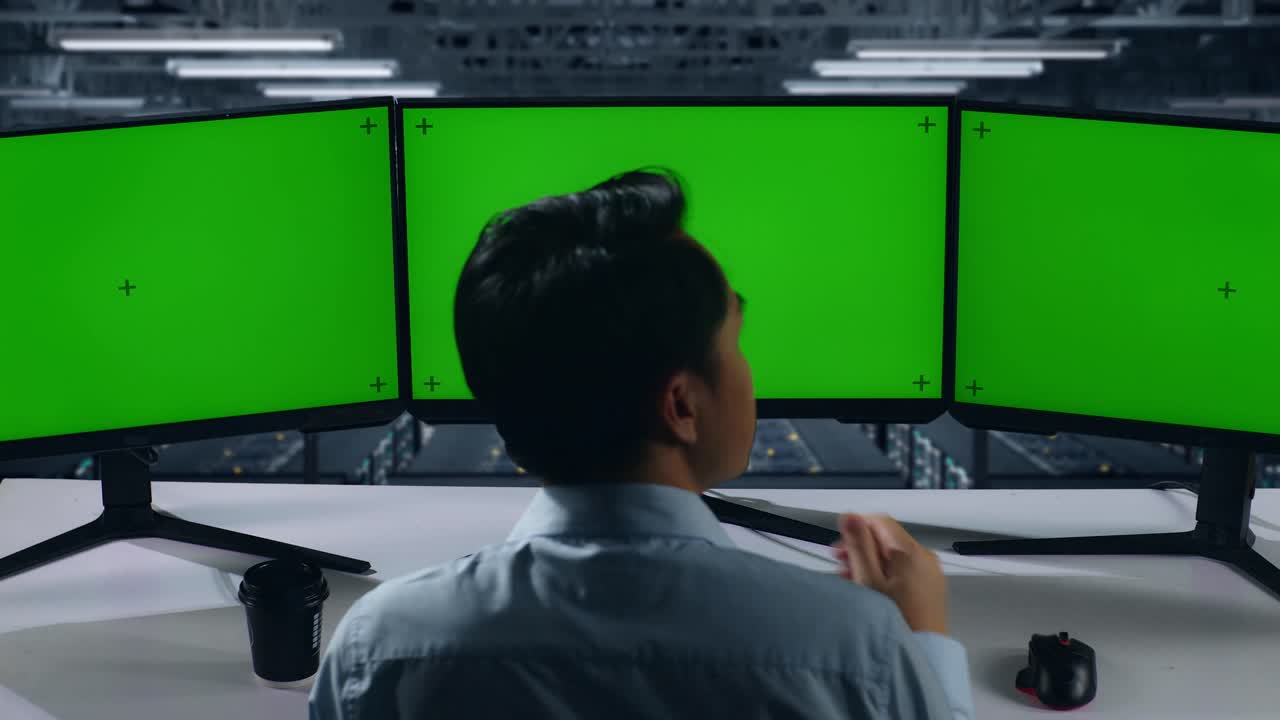 그것은 서버 방에서 전문적입니다.