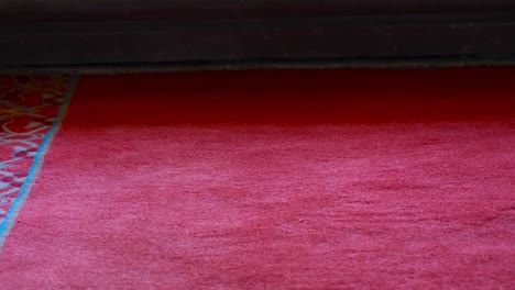 sujood, a muslim man prostrating, at sujood