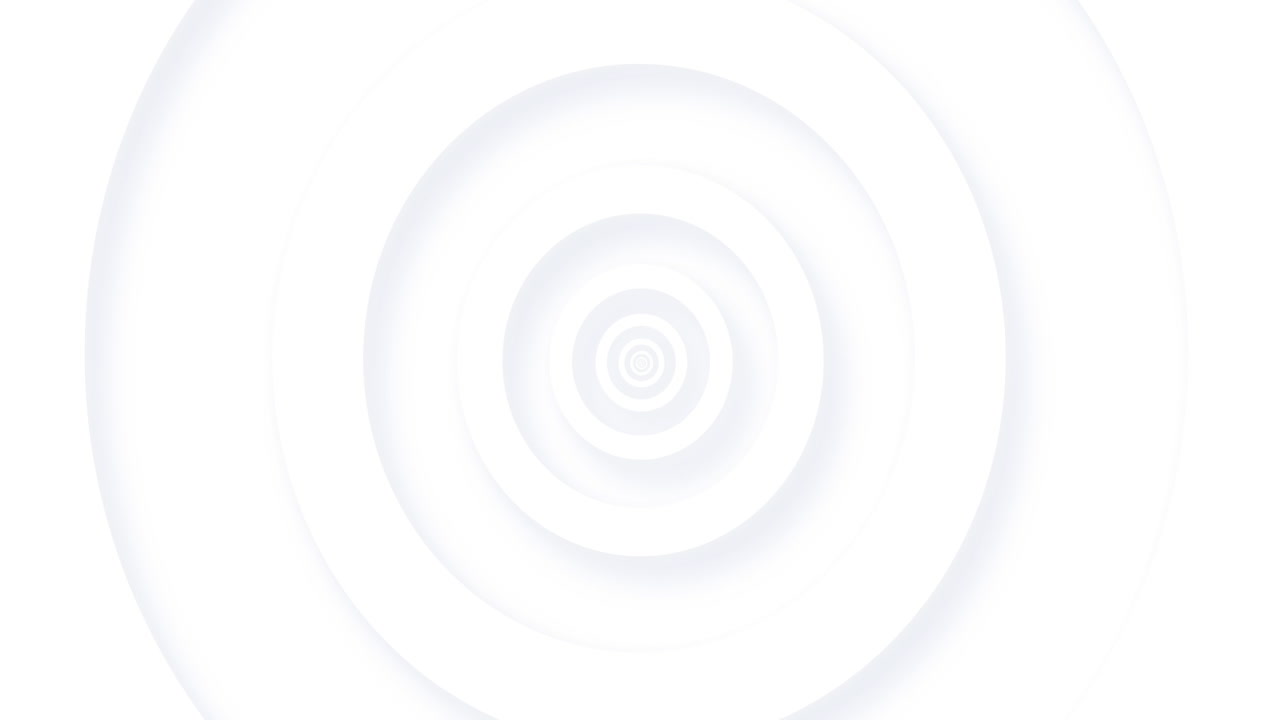 animación de círculos concéntricos blancos que irradian en un bucle sin costura