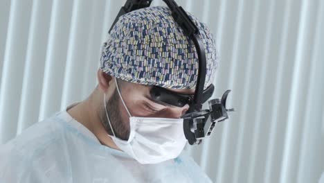 surgeon in operating room