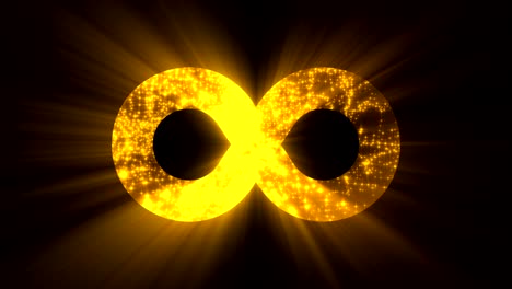 abstract background with futuristic infinity sign. digital background