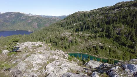 alpine mountain views on vancouver island