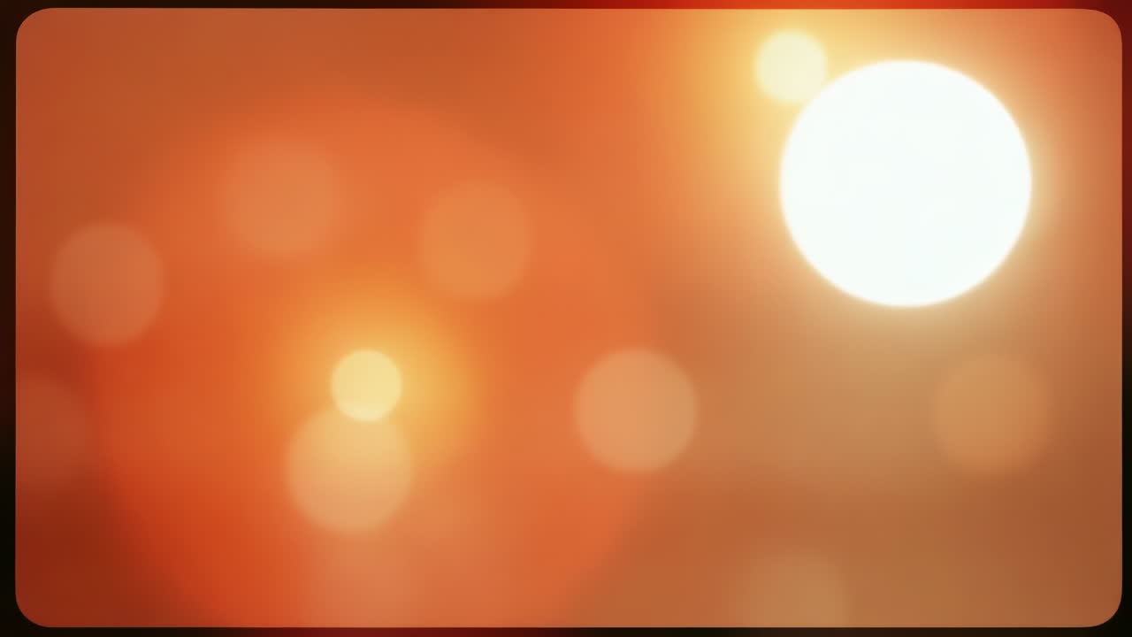 Warm Abstract Bokeh Light Background