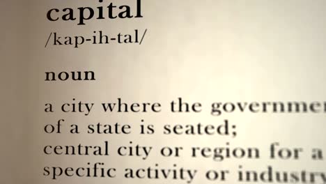 definizione di capitale