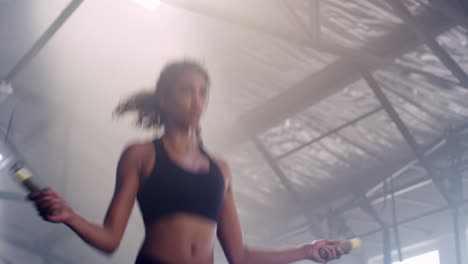 getting her blood pumping