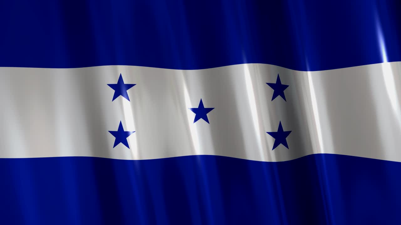 Sfondo astratto in movimento: bandiera dell'Honduras
