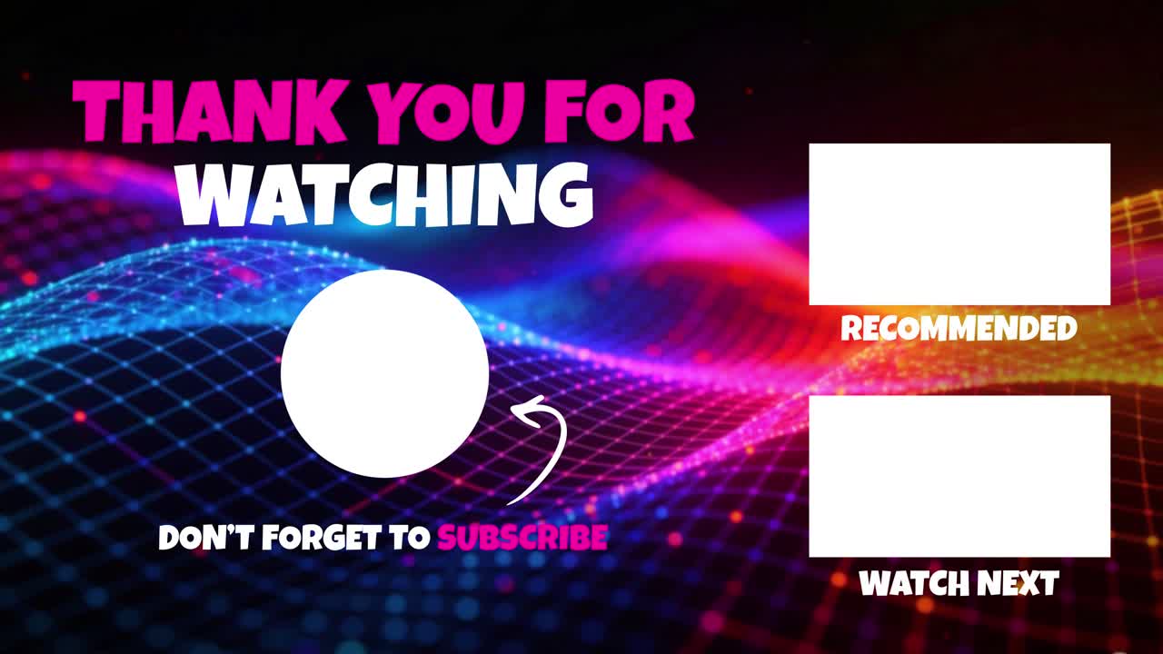 Schermata finale YouTube 4K