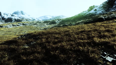 dry-grass-fields-and-mountains-in-Nepal