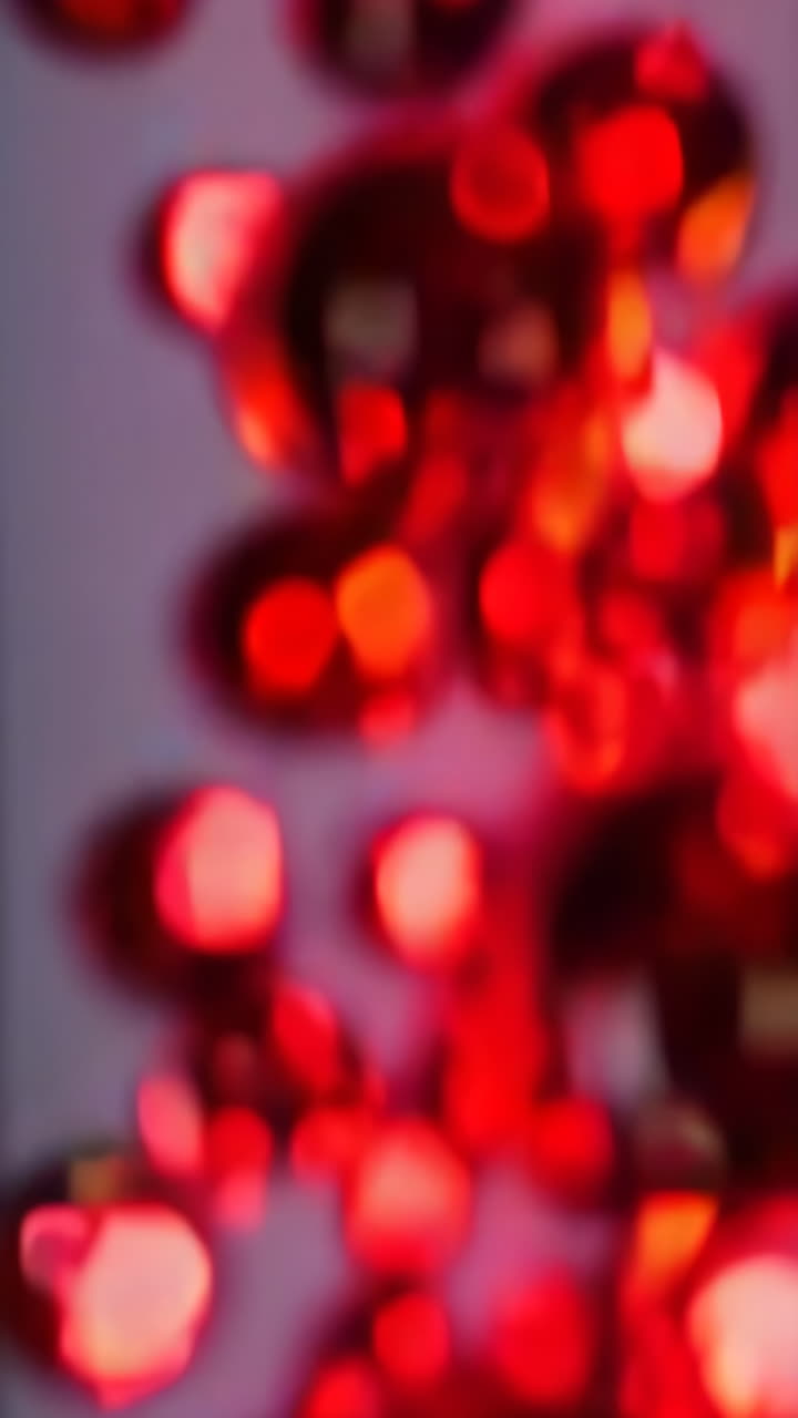 Fondo bokeh rojo