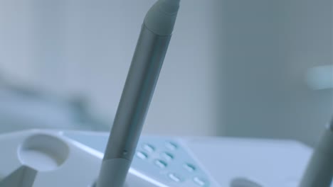 closeup of a modern dentist tools, burnishers