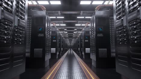 digital server room loop background