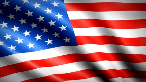 la bandera de los estados unidos. animación de bucle sin costuras. video de alta definición 4k