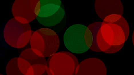 bokeh christmas lights