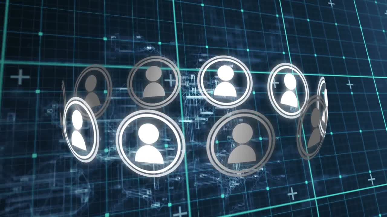 círculo de las redes sociales