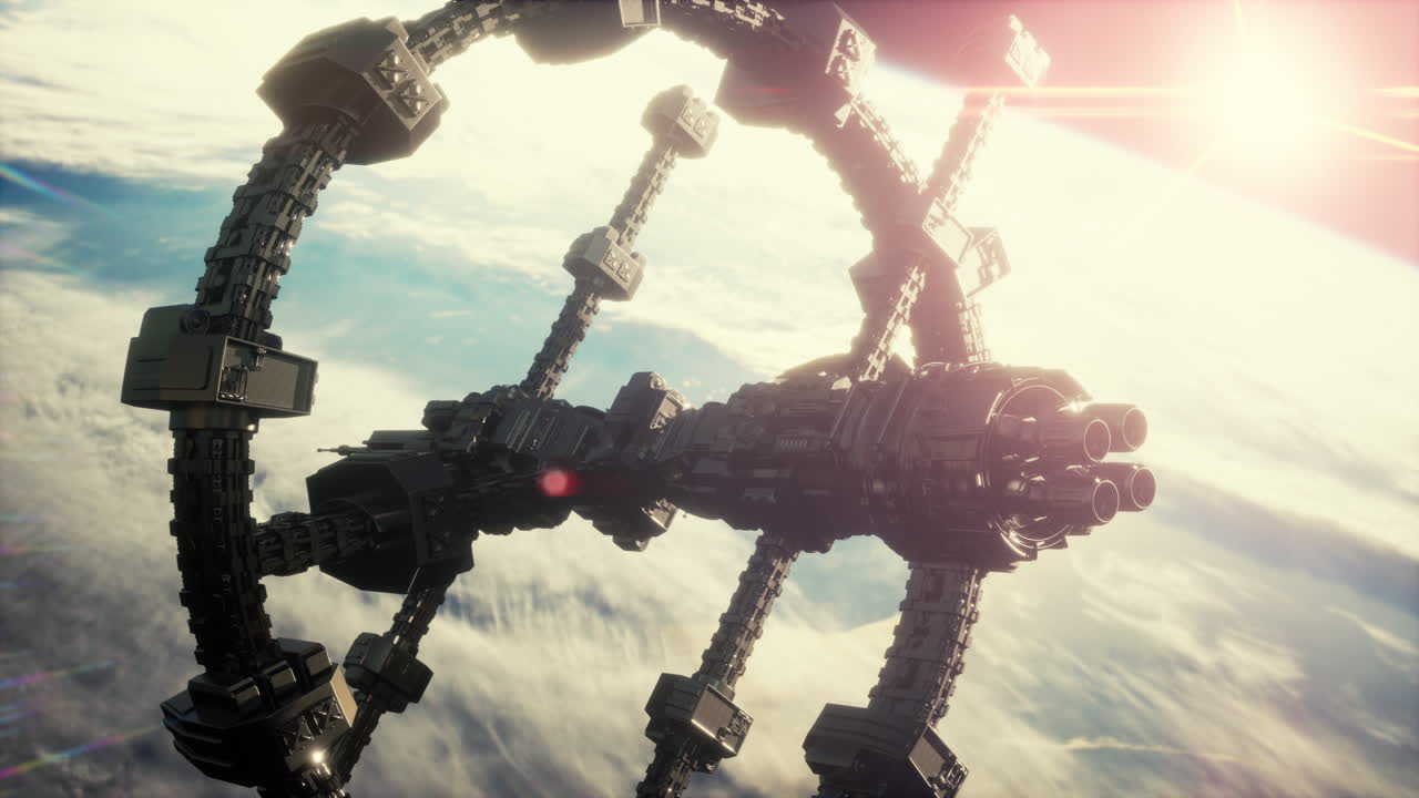 지구 근처를 날아다니는 정체되지 않은 외계인 우주선 nasa에 의해 제공된 요소