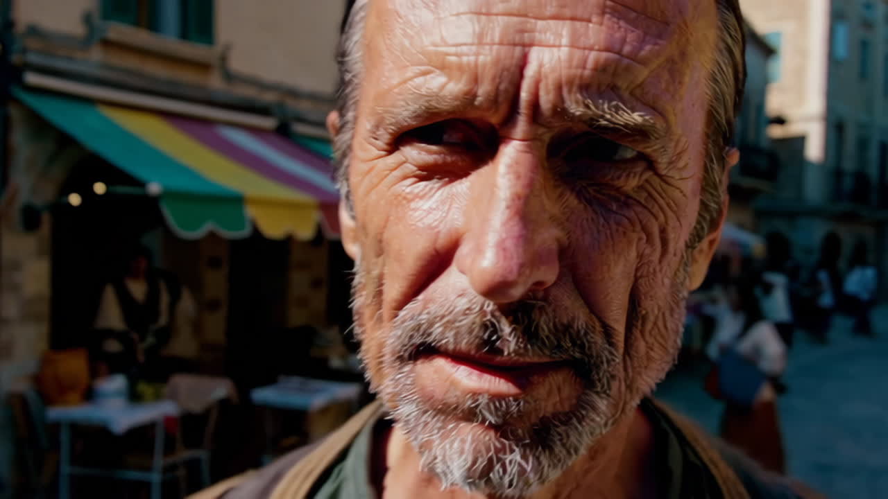 plaza de la ciudad europea medieval con gente