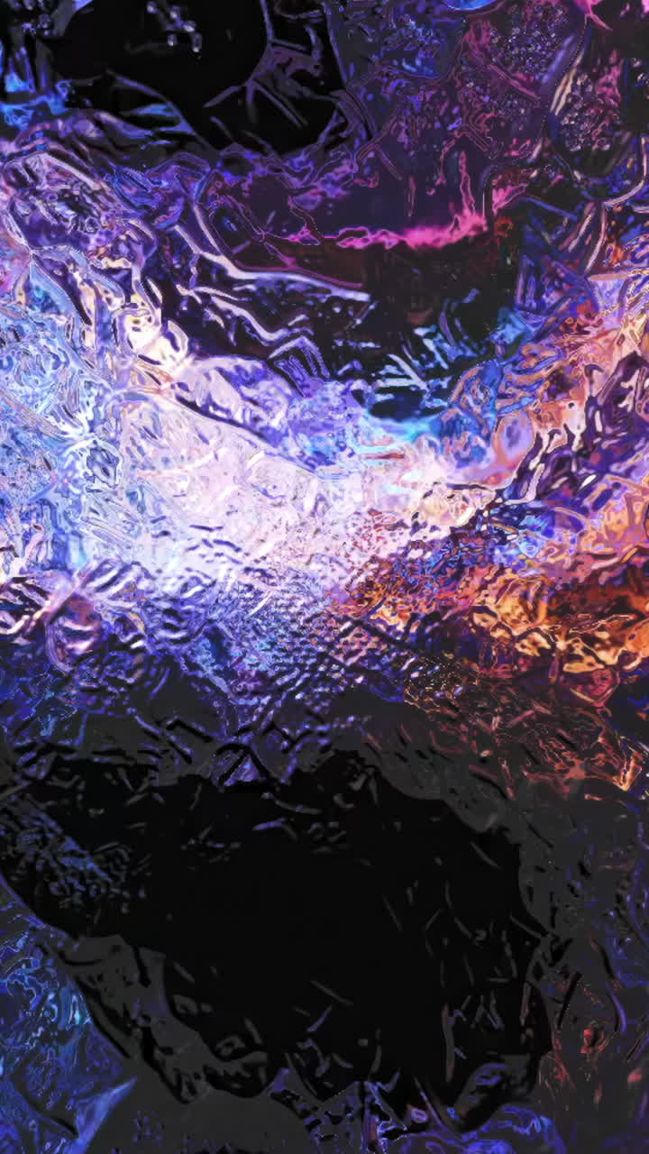 Abstract Colorful Liquid Texture