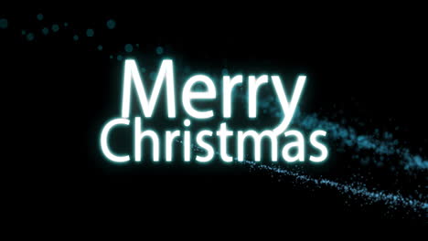 Animation-of-merry-christmas-text-and-light-trail-on-black-background