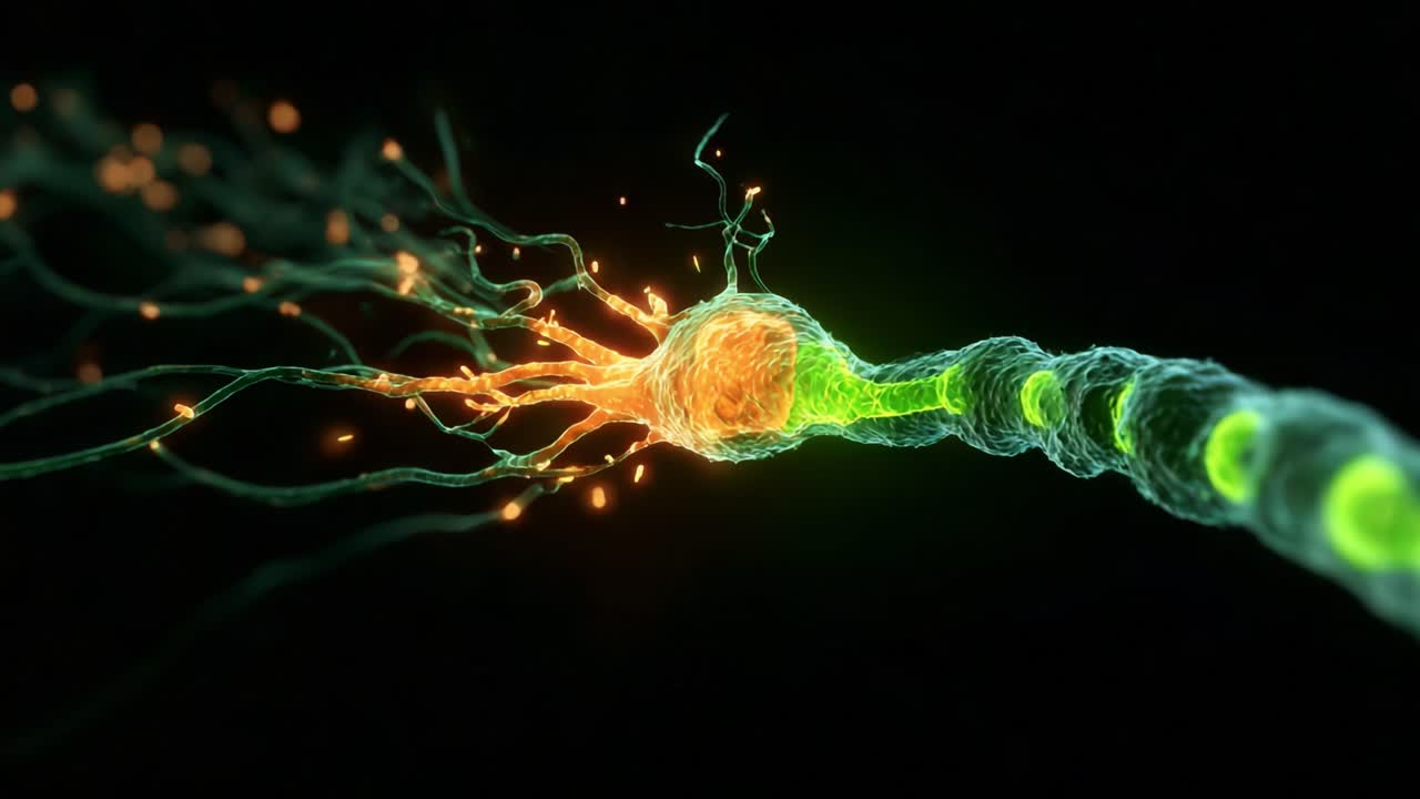 Visualizing the Complex Interactions of Neurons in the Nervous System: An Artistic Representation of Synaptic Transmission and Neural Connectivity