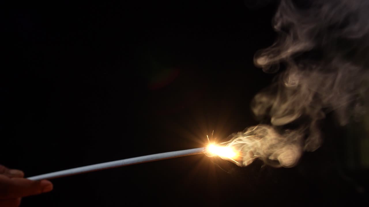 Different types of firecrackers are being burned during Diwali