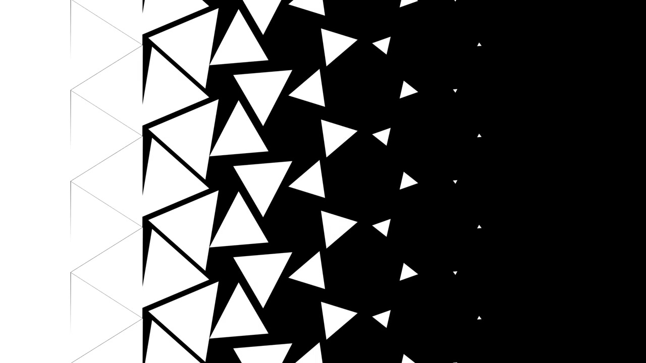 Abstract Geometric Triangle Pattern Transition Animation