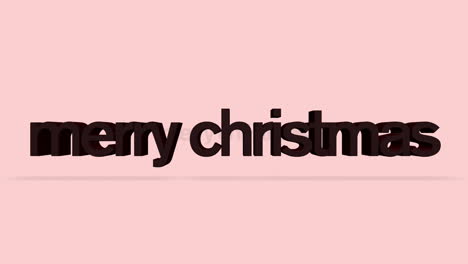 Texto-De-Feliz-Navidad-Rodante-En-Degradado-Marrón