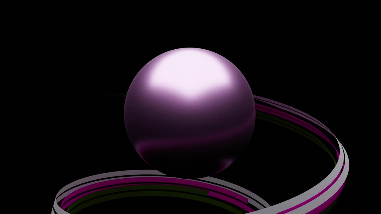 un huevo púrpura con luces de colores