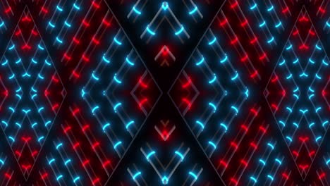 patrón geométrico de neón abstracto