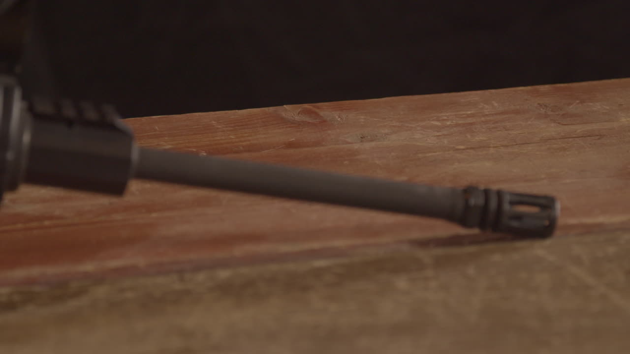 ar-15 배럴과 총구의 돌리