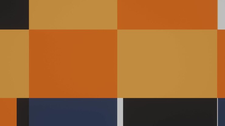Geometric shapes abstract background in trendy colors. Seamless looping