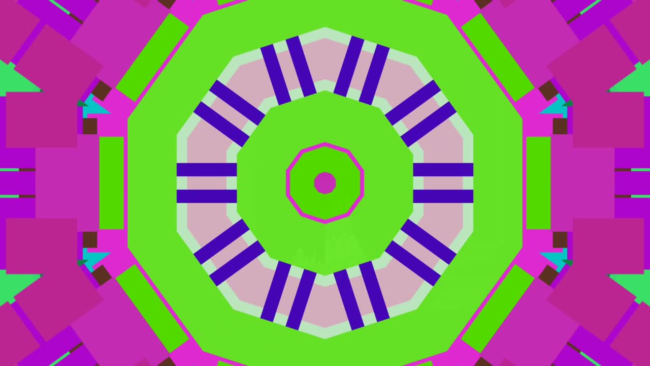 patrones de secuencia de caleidoscopio abstractos.