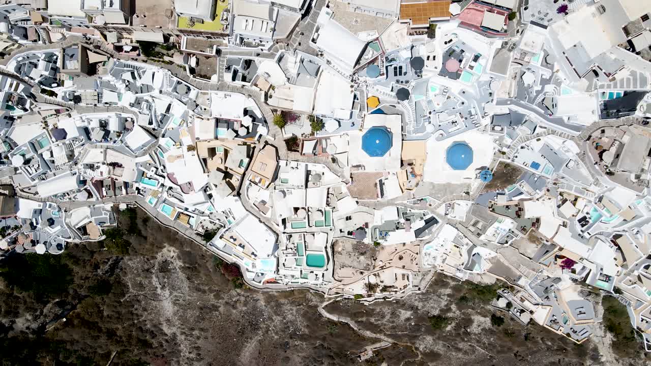 imágenes de drones aéreos de grecia oia santorini 13.mp4