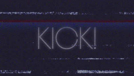 animation of interference over kick text