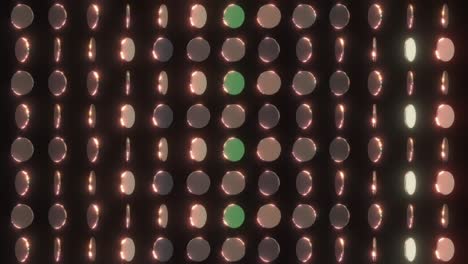 patrón geométrico abstracto con círculos brillantes