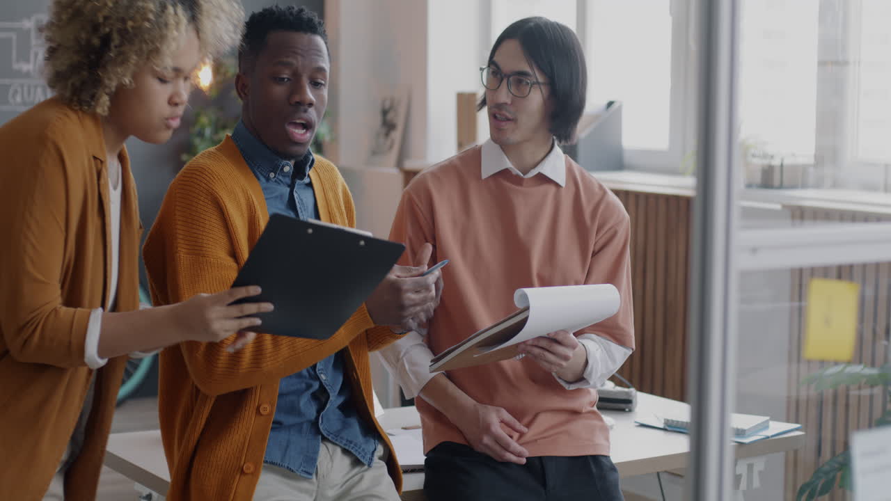 Team Meeting in Modern Office