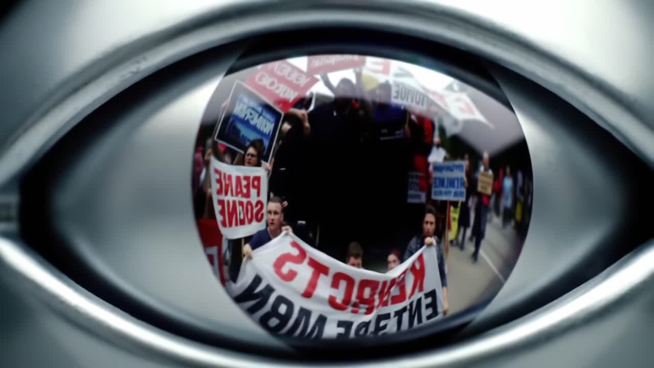 Reflection of Protesters in an Eye: A Visual Commentary on Social Movements and Advocacy for Change Captured in the Lens of Unity and Determination