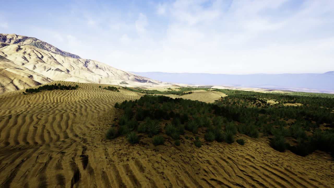 paisaje de montaña desértico