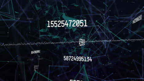 Animation of numbers and financial data processing