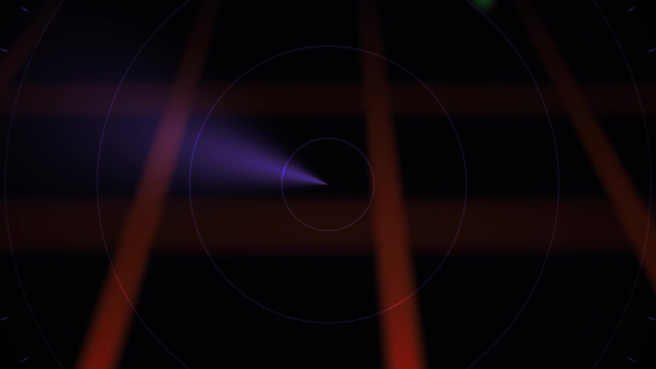 Digital Radar Screen Scanning with Rotating Beam