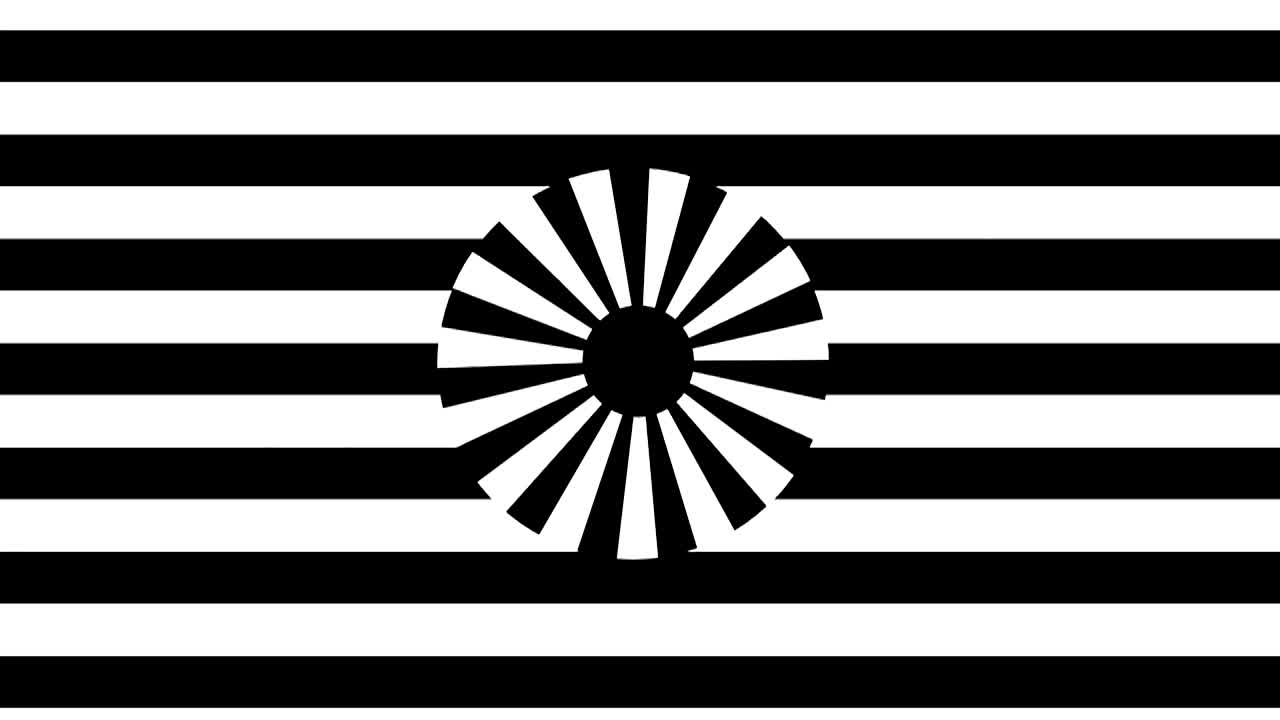 абстрактные черно-белые полосы. 3d рендеринг бесперебойной петли