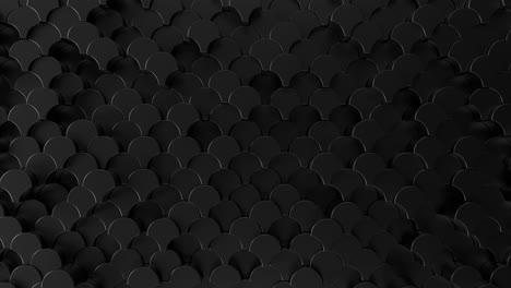 black geometric pattern with circles