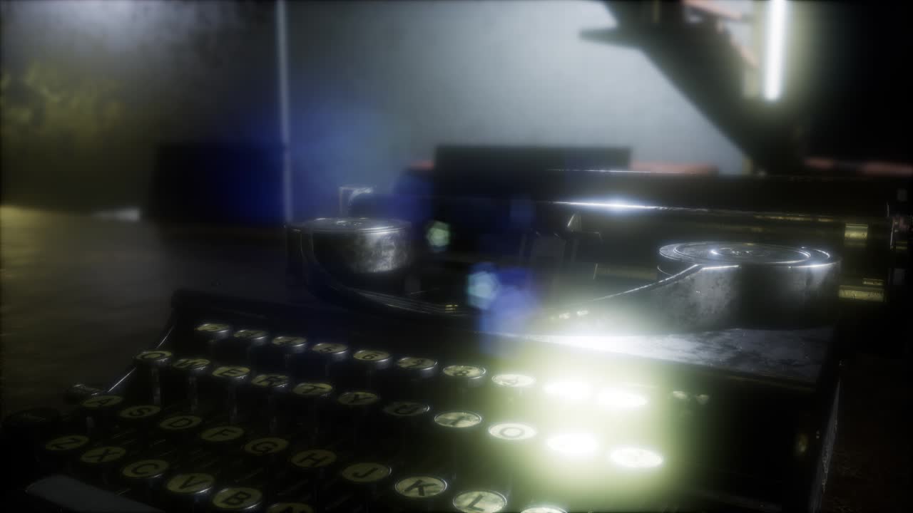 Máquina de escribir retro