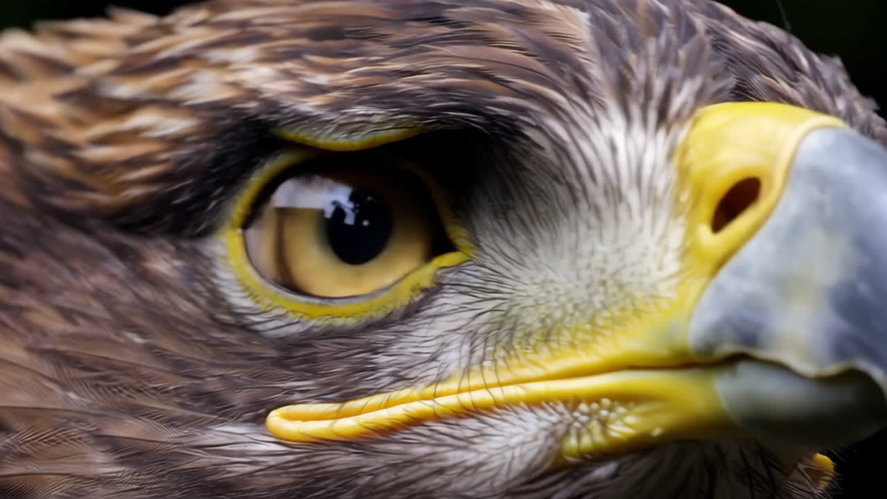 Close-up of an Eagle's Eye