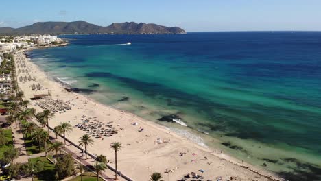 Strand-Von-Cala-Millor,-Insel-Mallorca,-Balearen,-Spanien