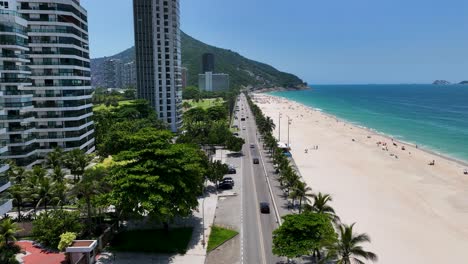 playa de sao conrado en el centro de rio de janeiro en rio de janeiro brasil