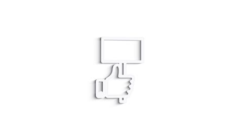 redes sociales diseño de íconos de sombra 3d aislados en fondo blanco. iconos web de esquema. gráficos en movimiento.