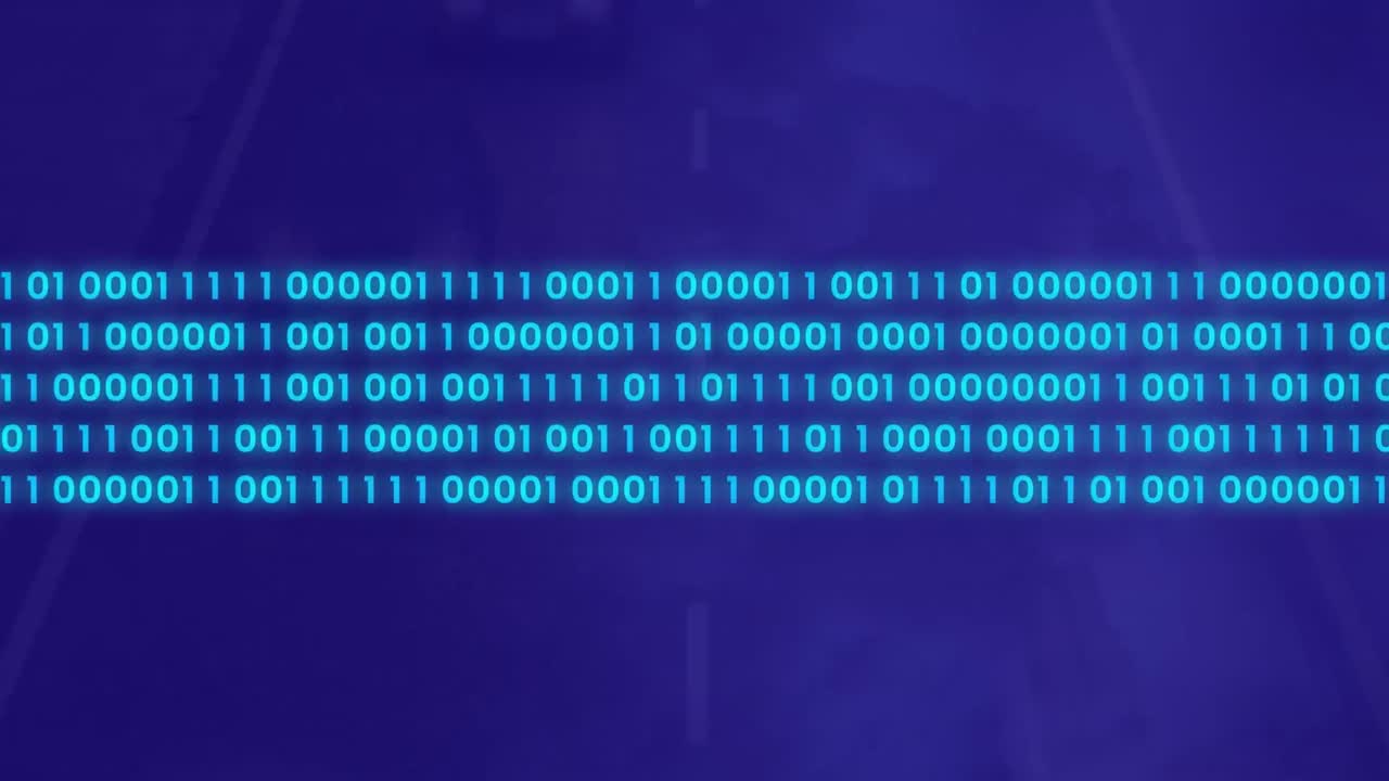 animación del gráfico sobre fondo azul