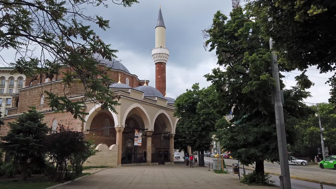 mezquita islámica banya bashi, un punto de referencia de sofía, bulgaria